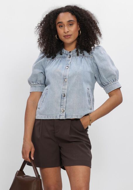 Lichtblauwe CO'COUTURE Blouses ASJACC DENIM BLOUSE - large
