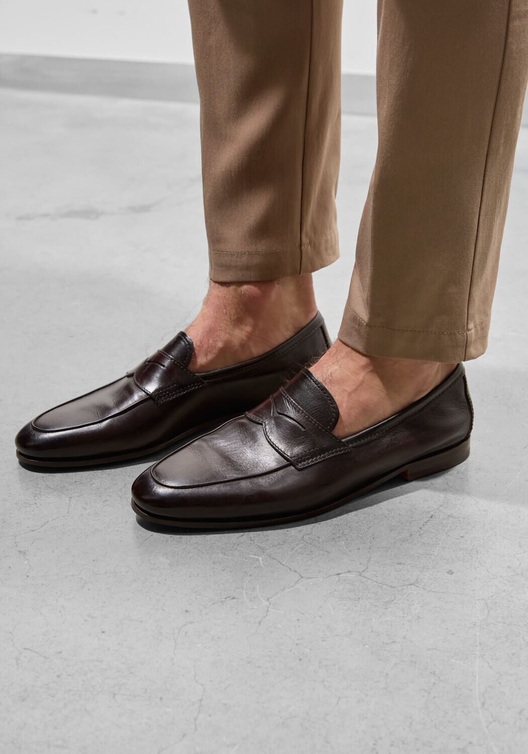 Bruine SANTONI Loafers CARLOS - medium