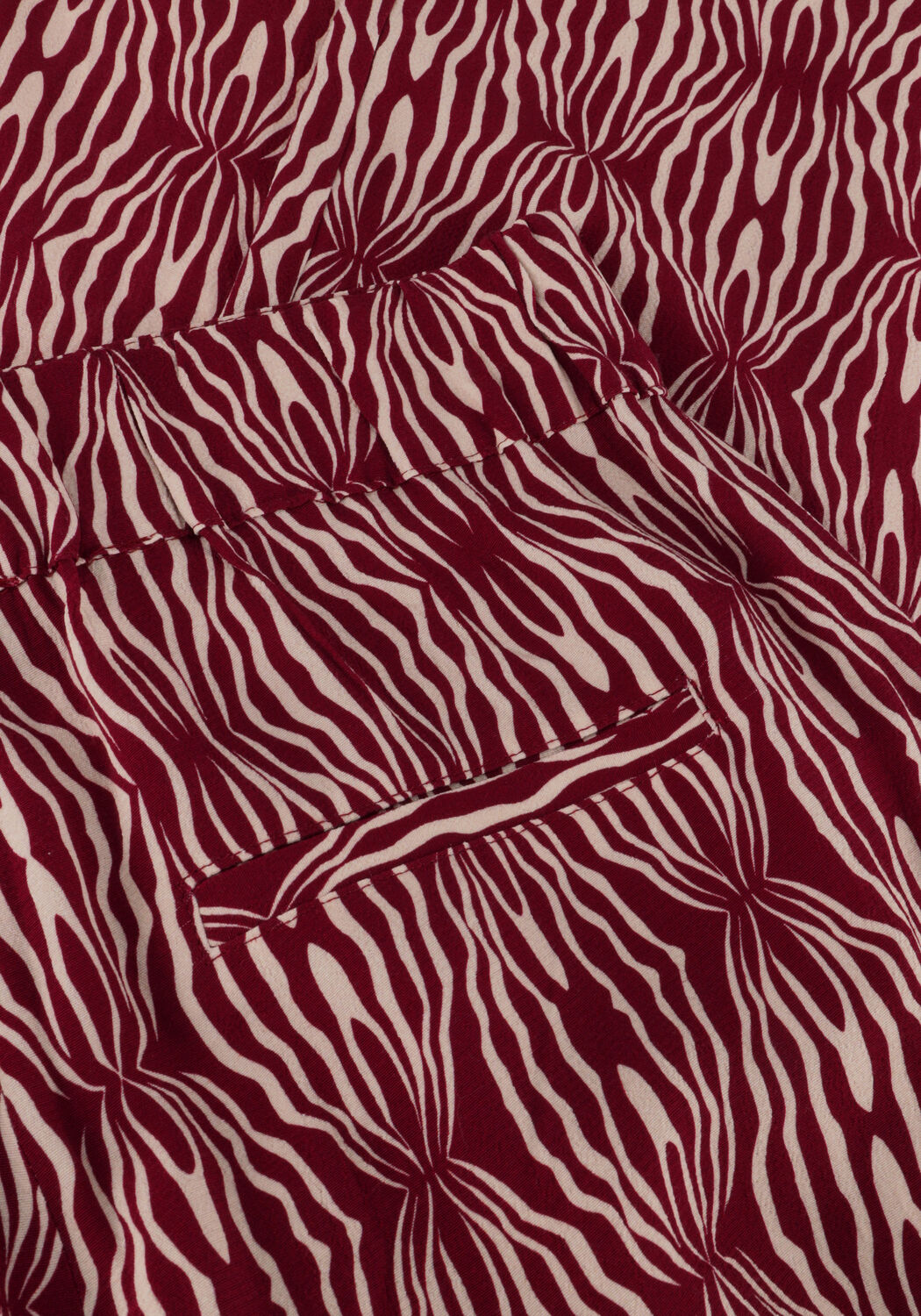 Rode SPOOQ THE LABEL Wijde broek CELIA PANTS - large