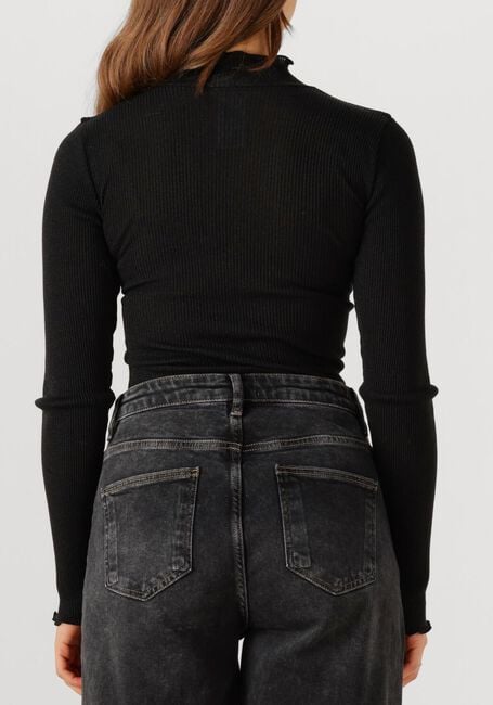 Zwarte ROSEMUNDE Top BOSTON TURTLENECK W/ LUREX - large