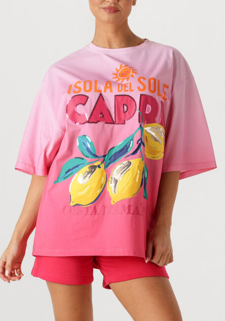 Goudkleurig GOLDBERGH T-shirt LOREDANA SHORT SLEEVE TOP - large