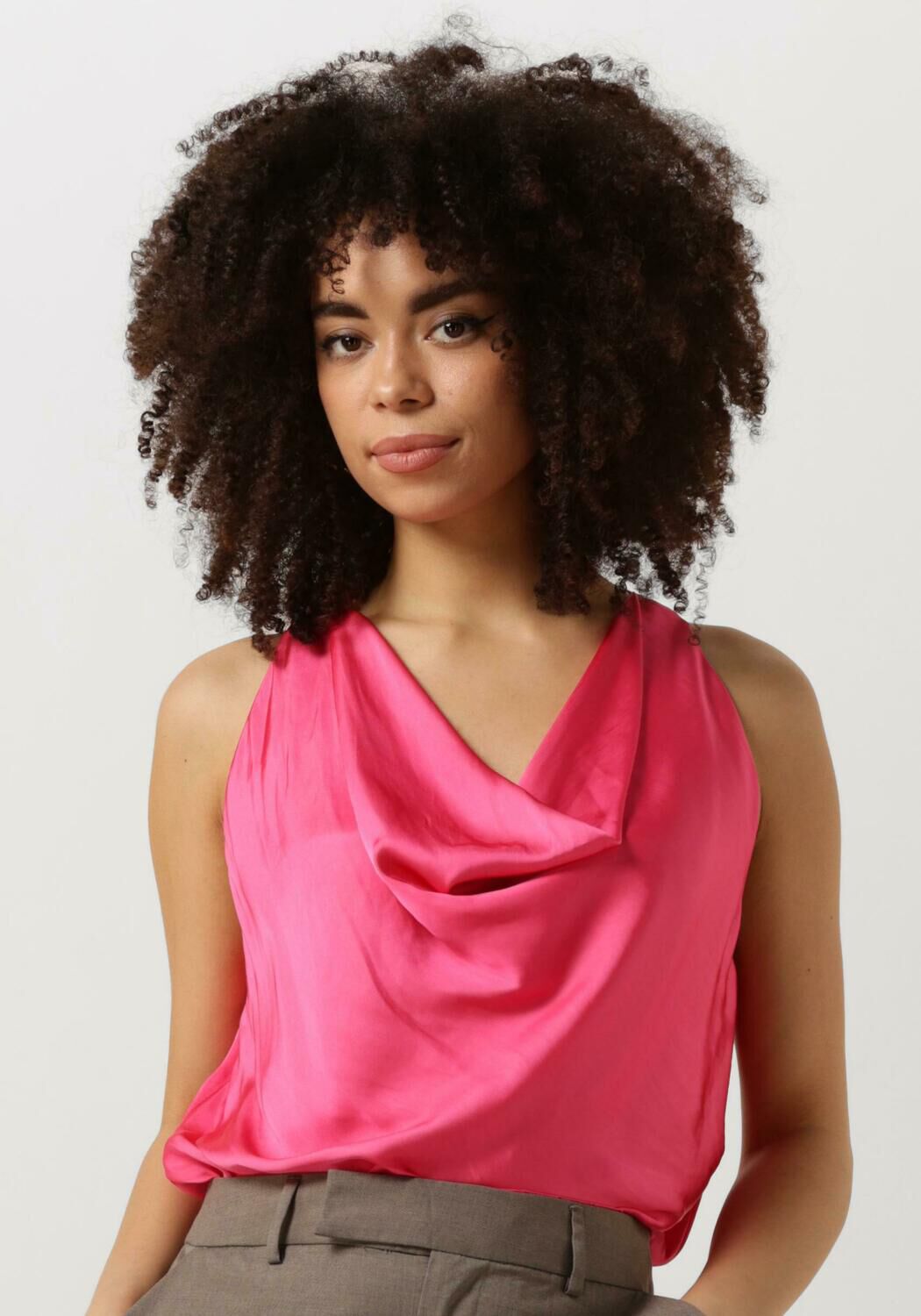 Access Top Dames Draped Top, Maat: 34, Kleur: Roze