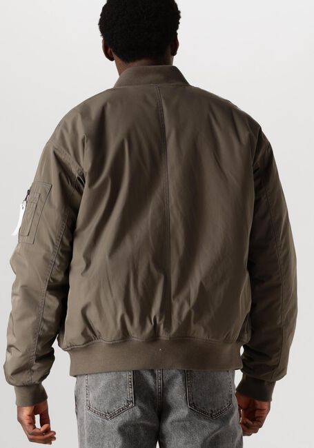 Donkergroene FORÉT Jack BOW BOMBER JACKET - large