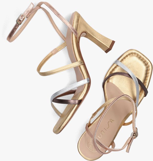 gouden unisa sandalen sissi