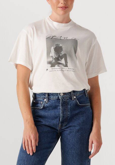 Ecru ANINE BING T-shirt ASHTON TEE SPIRIT - large