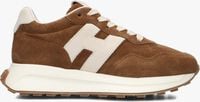 Cognac HOGAN Lage sneakers H641 ALLACCIATO H PATCH - medium