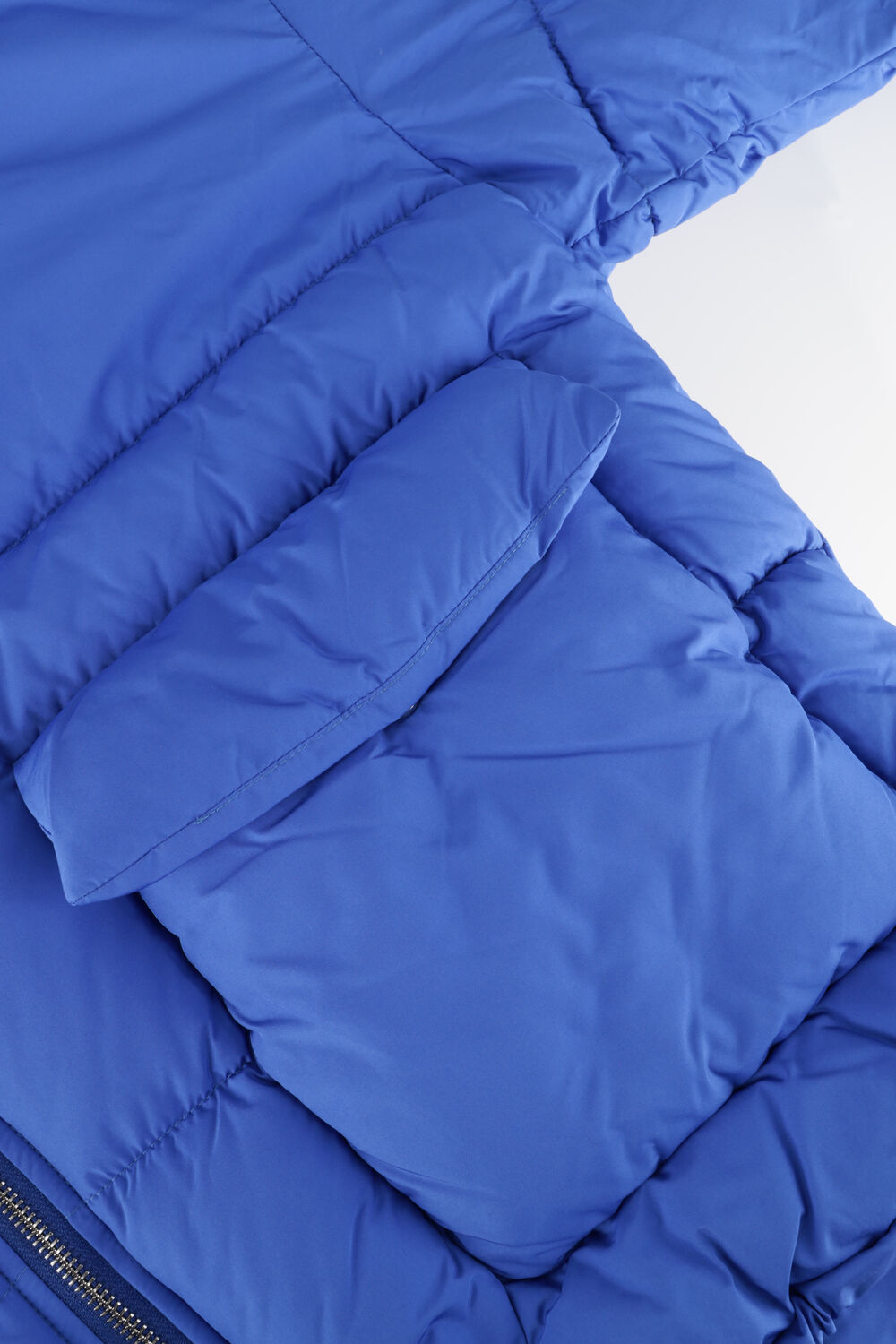 Blauwe HOPEIUM Gewatteerde jas PUFFER SHORT JACKET COBALT - large