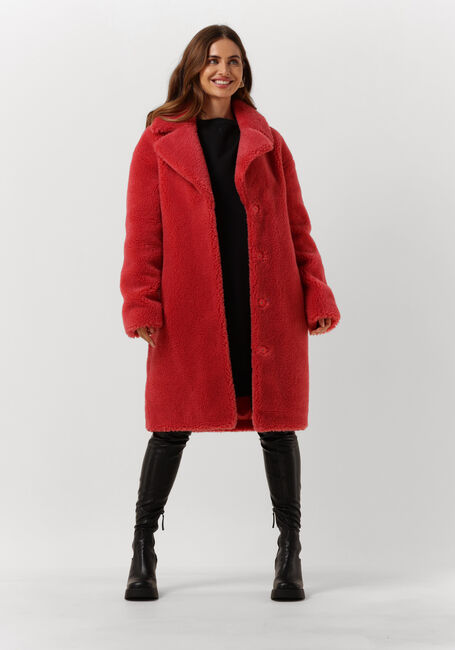 Roze STAND STUDIO Faux fur jas CAMILLE COCOON COAT 2020 - large