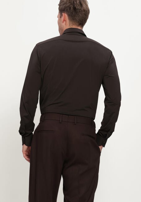 Bruine XACUS Klassiek overhemd ACTIVE SHIRT 558ML - large