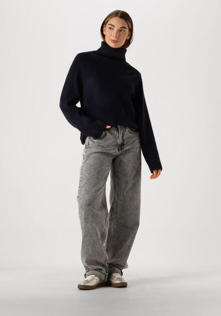 Blauwe CO'COUTURE Coltrui ROW RIB ROLLNECK - large