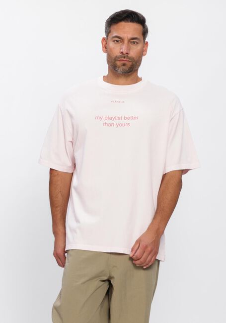 Roze FLANEUR T-shirt PLAYLIST T-SHIRT - large