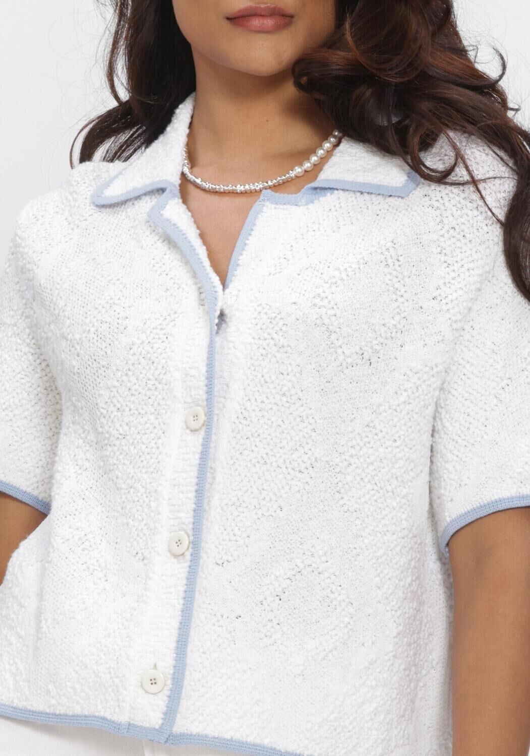 Witte MARC CAIN COLLECTION Vest AC 39.02 M11 - large
