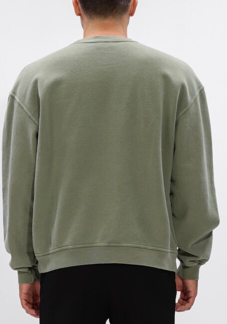 Groene AMERICAN VINTAGE Sweater PLIZZY CREW - large