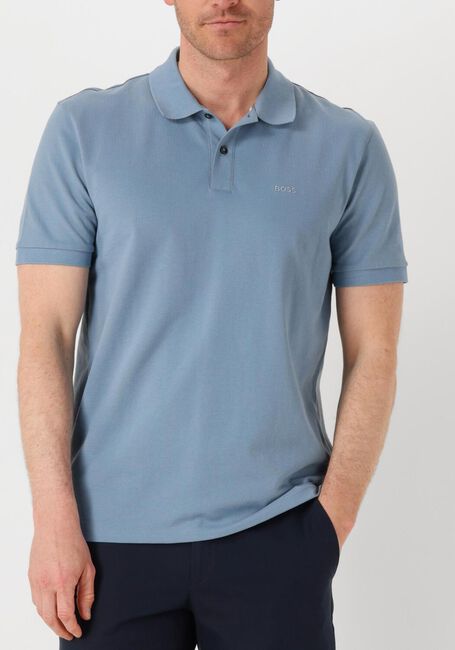 Blauwe BOSS BLACK Polo PALLAS - large