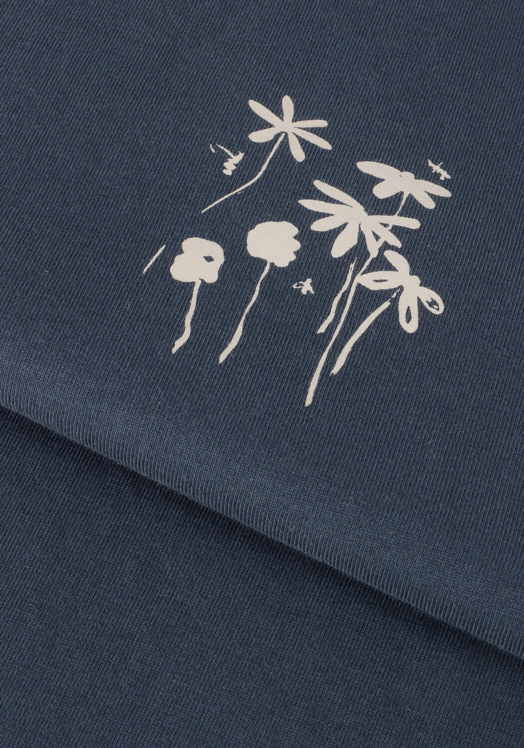 Donkerblauwe FOR&Eacute;T T-shirt FLORA T-SHIRT - large