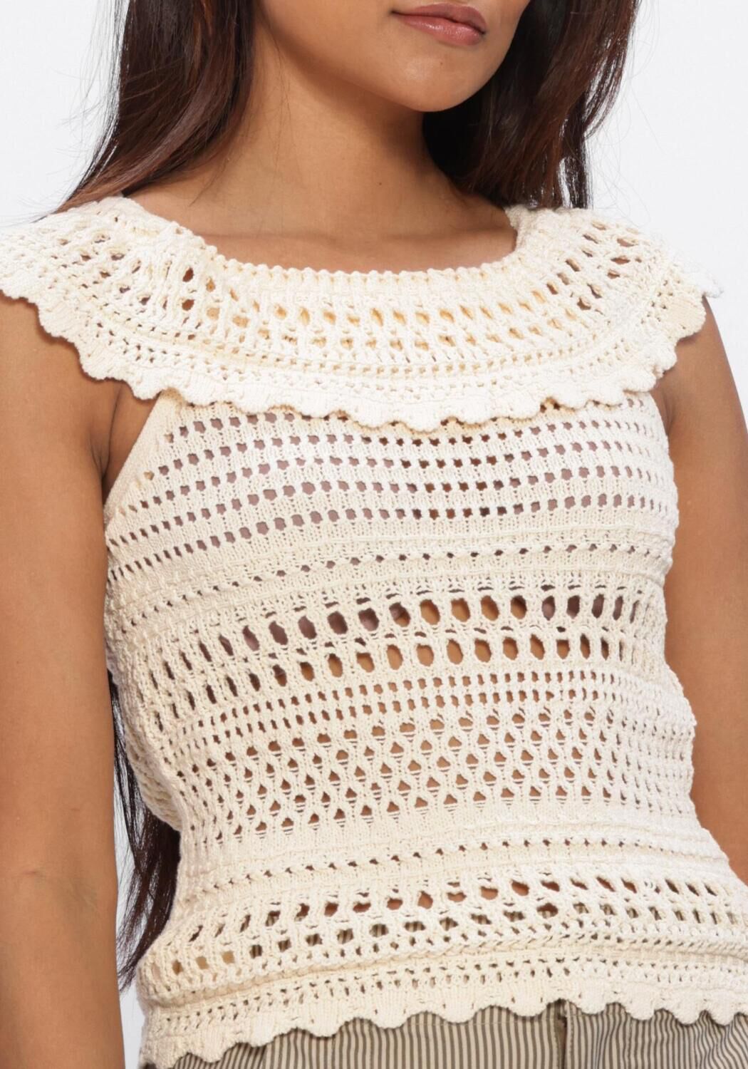 Ecru ISABEL MARANT Tops & T-shirts ZAELLE-GE - large