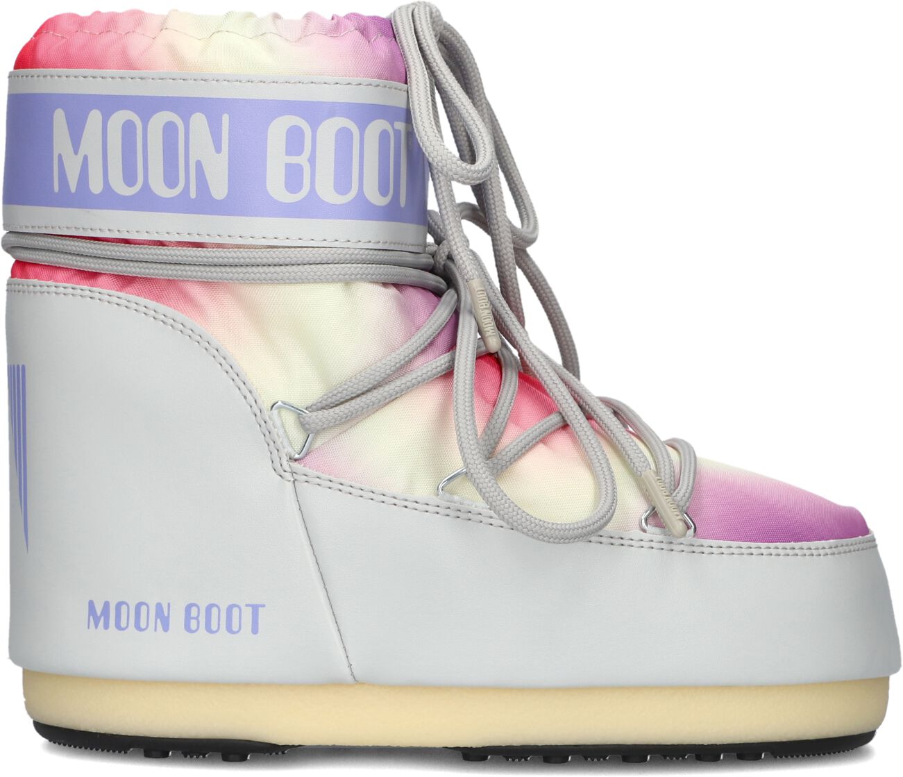 Moon Boot Snowboots Dames Icon Low Tie Dye, Maat: 39, Materiaal: Textiel