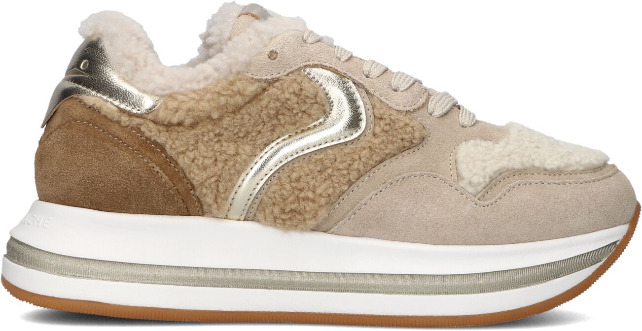 Voile Blanche Lage Sneakers Dames Melany, Maat: 36, Materiaal: Suède, Kleur: Bruin