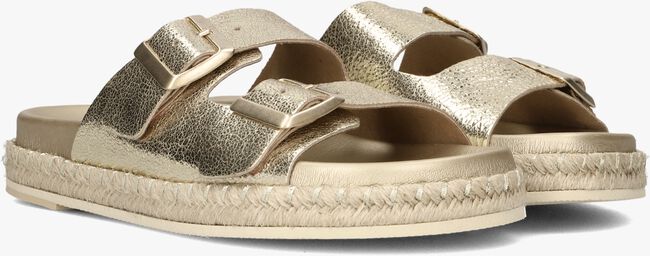 Gouden LINA LOCCHI Slippers MET 2 GESP SLIPPER ESPA ZOOL Gouden LINA LOCCHI Slippers MET 2 GESP SLIPPER ESPA ZOOL - large