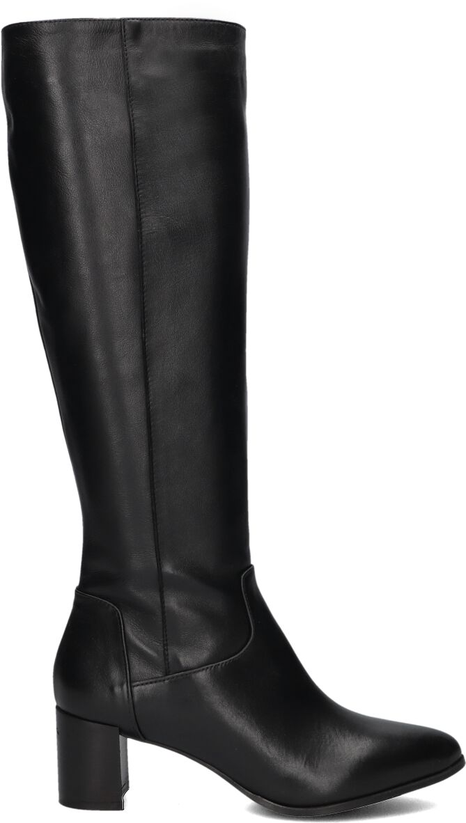Lina Locchi Hoge Laarzen Dames 8591, Maat: 39, Materiaal: Leer, Kleur: Zwart