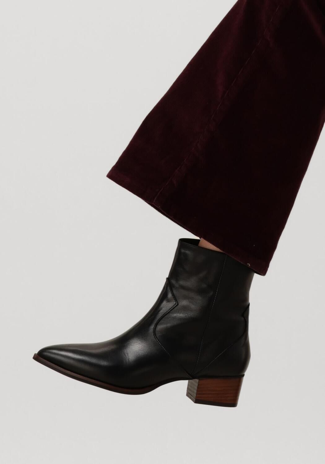 Zwarte NOTRE-V Enkellaarsjes 3231 - large