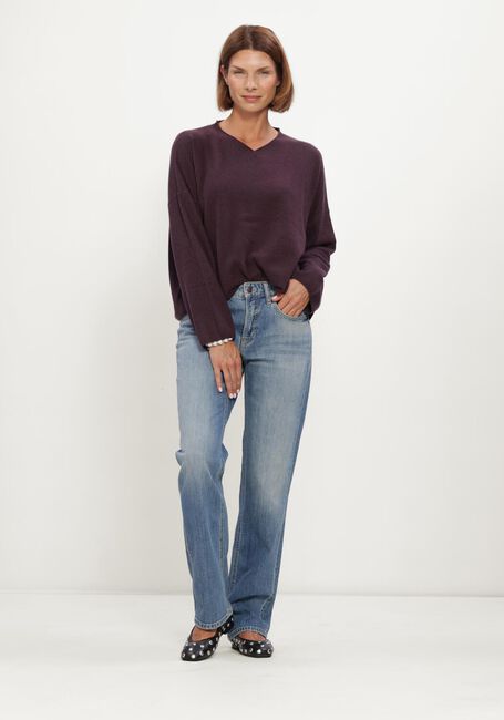 Lichtblauwe CAMBIO Straight leg jeans GINI LONG STUDIO87 - large