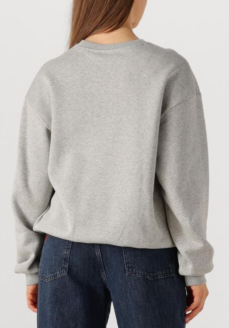Grijze ALIX THE LABEL Trui LADIES KNITTED TEXT PATCHES SWEATER - large