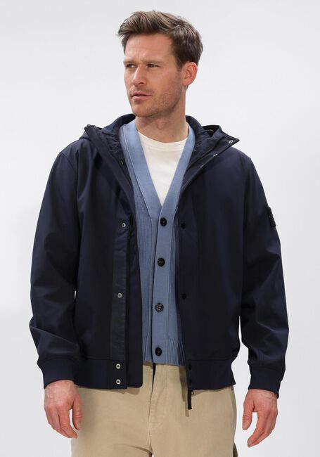 Donkerblauwe STONE ISLAND Jack SHORT PARKA S0A22 - large