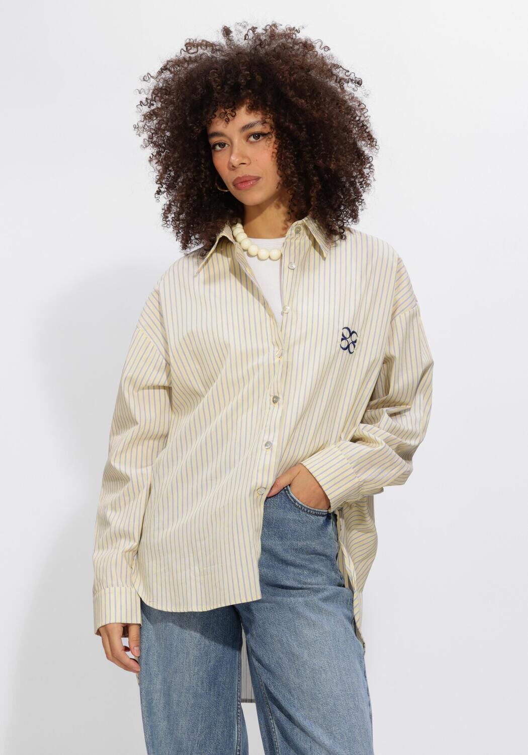 Coucou Blouse
Dames Moon Blouse, Maat: M/L, Kleur: Butter yellow afbeelding