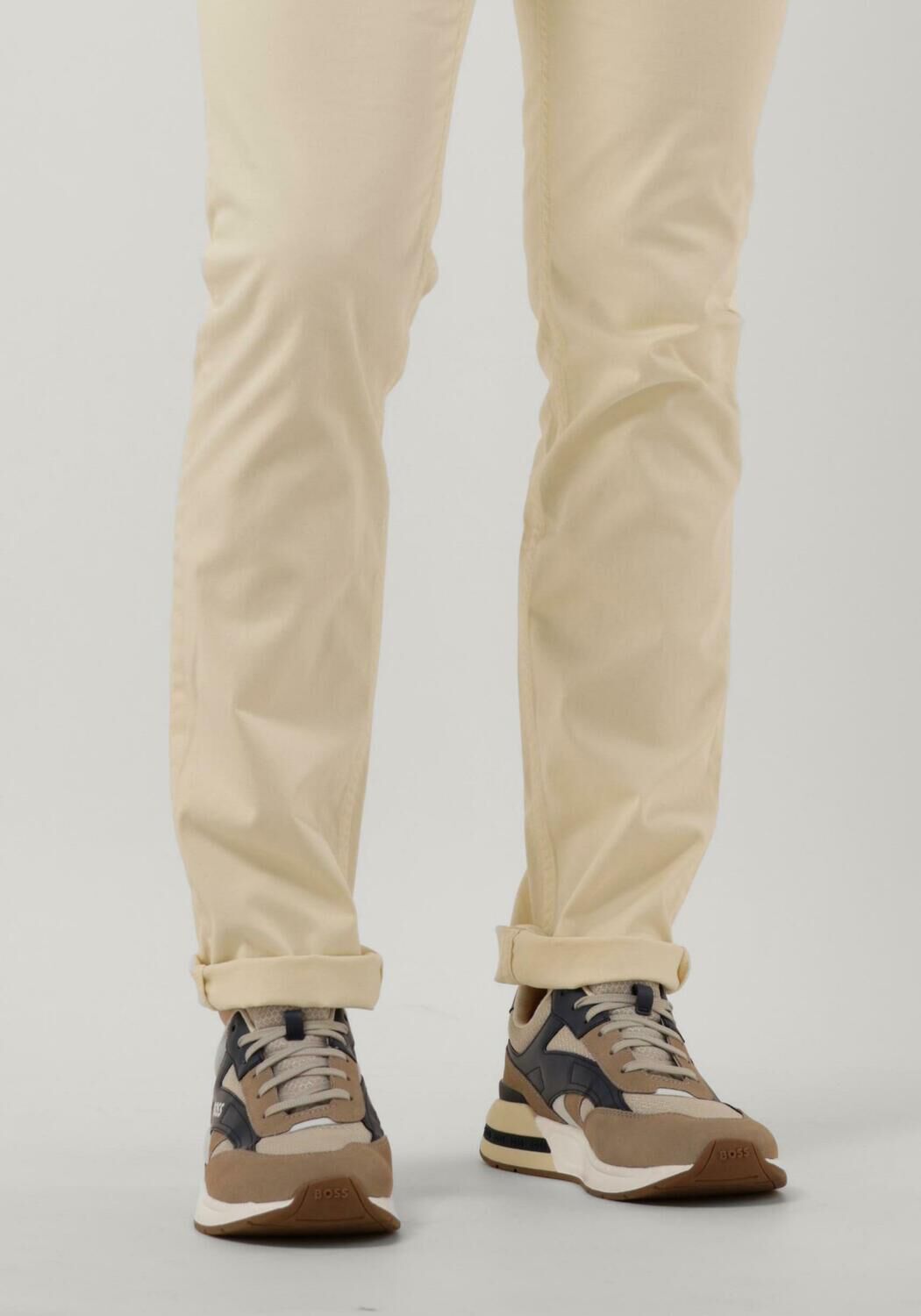 Beige BOSS Lage sneakers KURT RUNN - large