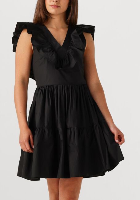 Zwarte SECOND FEMALE Mini jurk ZANA DRESS - large