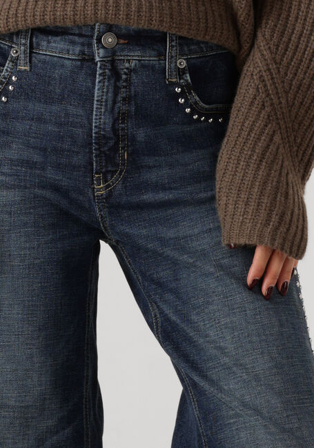 Donkerblauwe CAMBIO Wide jeans AIMEE - large