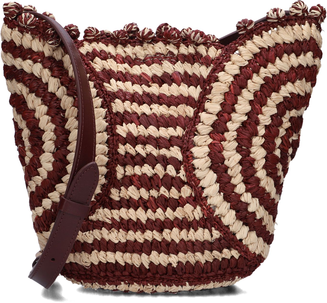 Vanessa Bruno Handtas
Dames Panier Pm, Materiaal: Raffia, Kleur: Rood afbeelding 1