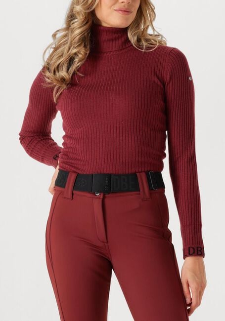 Bordeaux GOLDBERGH Coltrui MIRA LONG SLEEVE KNIT SWEATER - large