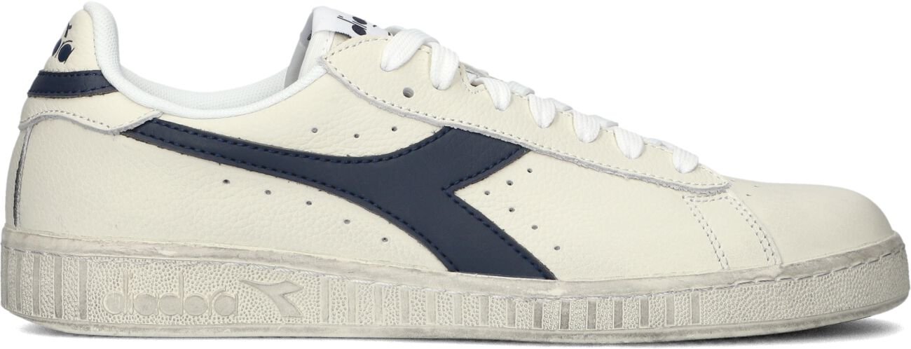 Diadora Lage Sneakers Heren Game L Low Waxed, Maat: 39, Materiaal: Leer, Kleur: Wit