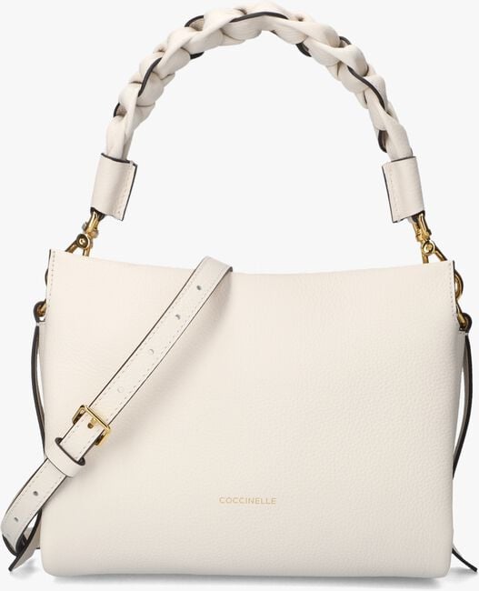 Witte COCCINELLE Schoudertas BOHEME GRANA DOUBLE Witte COCCINELLE Schoudertas BOHEME GRANA DOUBLE - large