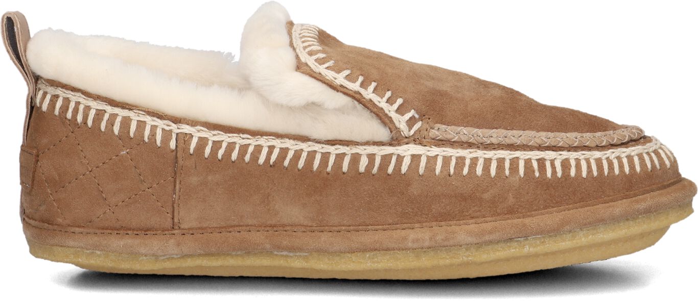 Laidbacklondon Instappers
Dames Jude Slipper Crochet, Maat: 43, Materiaal: Suède, Kleur: Cognac