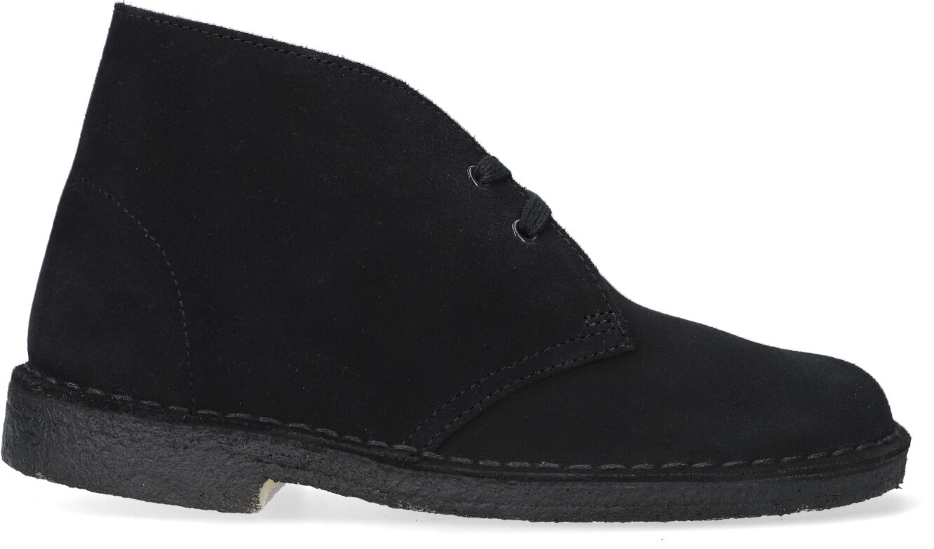 Clarks Veterschoenen
Dames Desert Boot Dames, Maat: 37, Materiaal: Suède, Kleur: Zwart