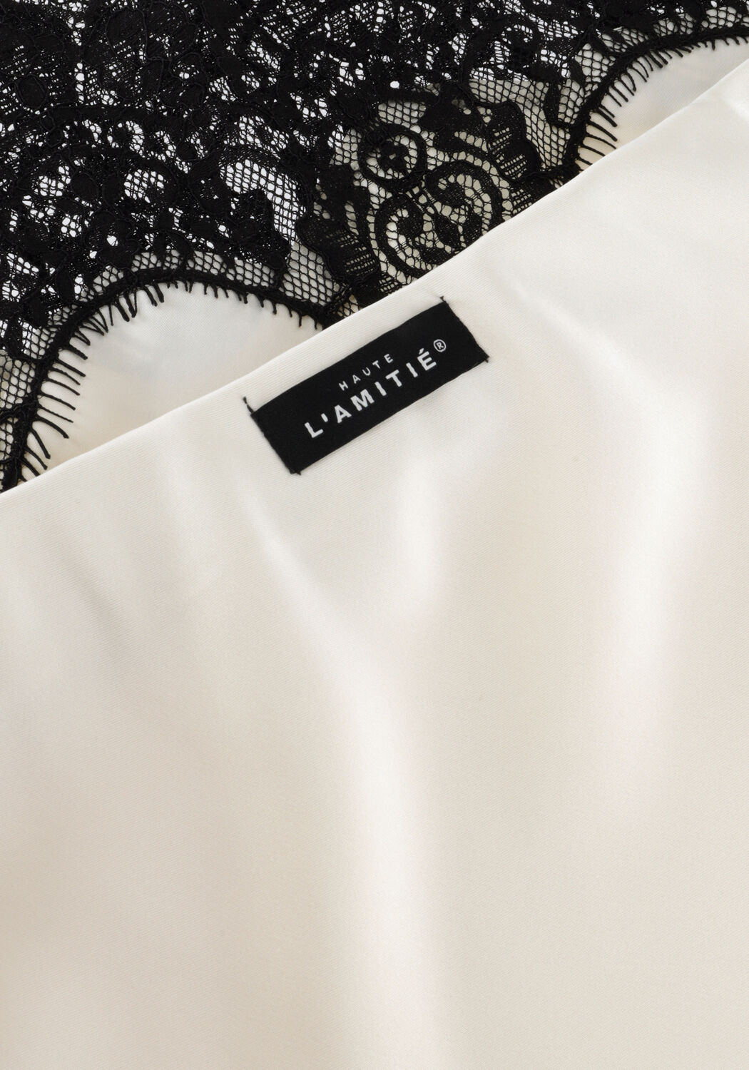 Beige HAUTE L'AMITI&Eacute; Rokken NAOMI LINGERIE PENCIL SKIRT - large