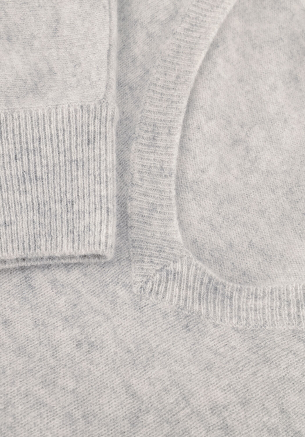 Lichtgrijze ABSOLUT CASHMERE Trui KATE - large