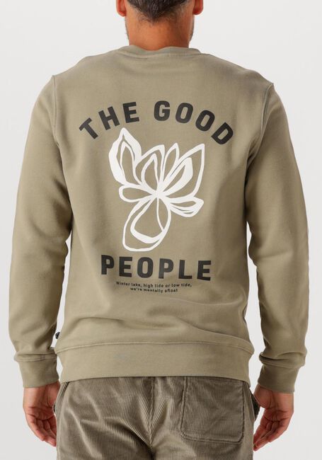 Groene THE GOODPEOPLE Sweater LITO - large