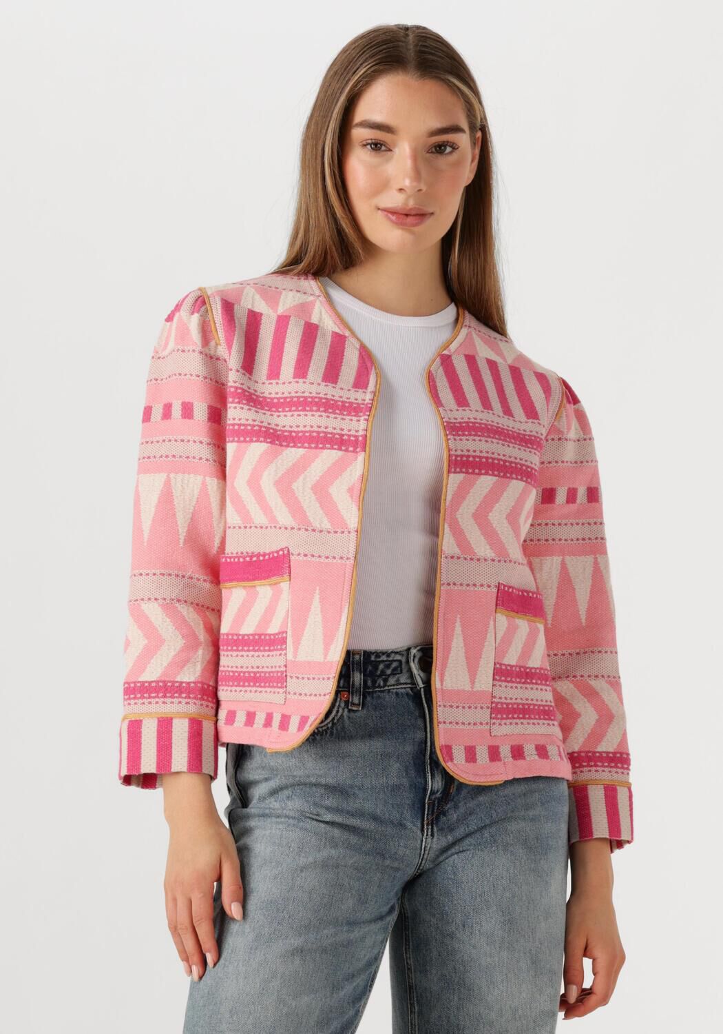 NEMA Gewatteerde Jas Dames N306, Maat: M, Kleur: Roze afbeelding 1