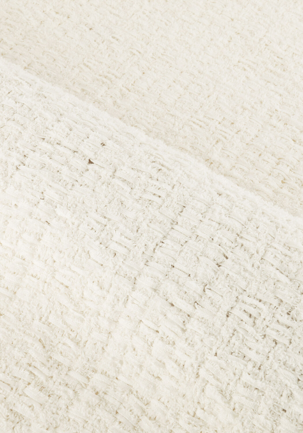 Creme OLAF HUSSEIN Trui TEXTURED BOXY KNITTED CREWNECK - large