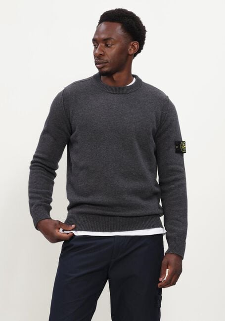Donkergrijze STONE ISLAND Trui CREW NECK S00A3 - large