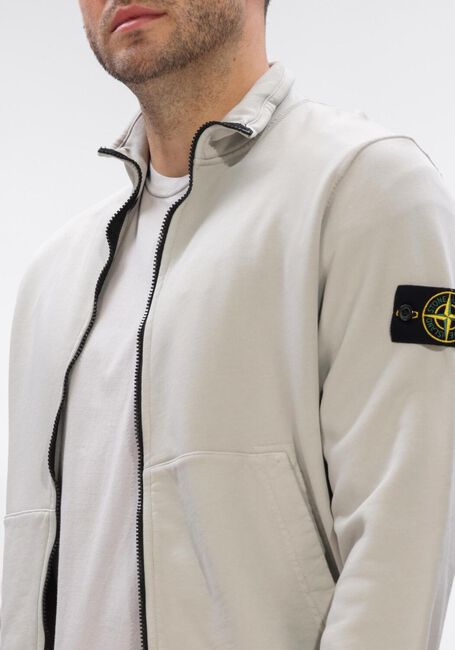 Grijze STONE ISLAND Vest ZIP UP CARDIGAN S0051 - large