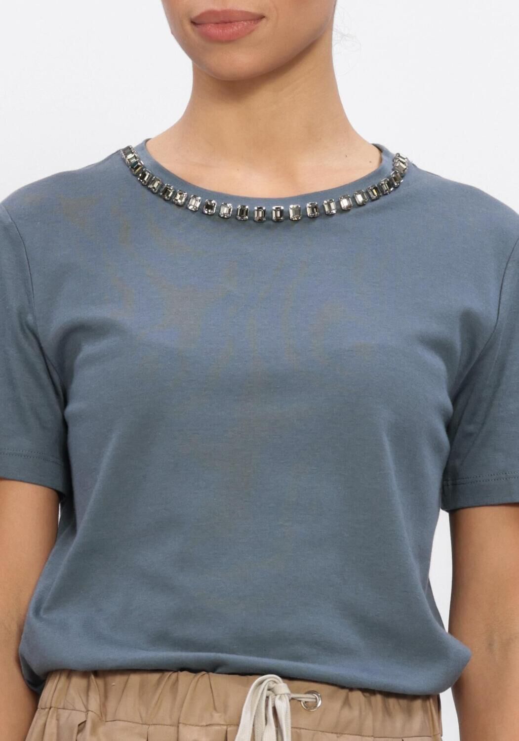 Blauwe MAX MARA Tops & T-shirts T SHIRT AVIO - large