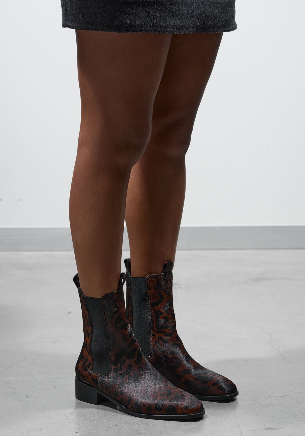 Bruine STEFANO LAURAN Chelsea boots BOTIN PLANO - medium