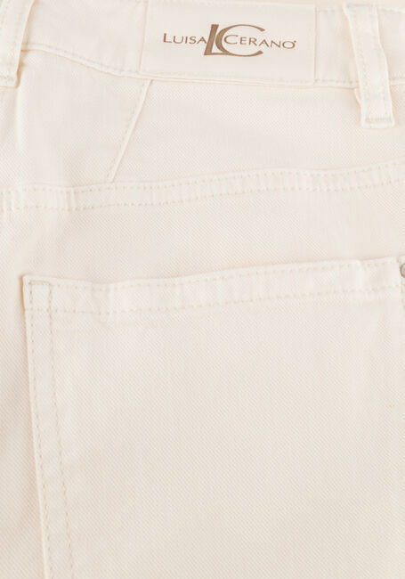 Ecru LUISA CERANO Straight leg jeans 638870/3797-00 - large