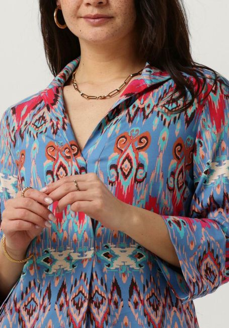 Blauwe DEA KUDIBAL Mini jurk KAMILLE - large