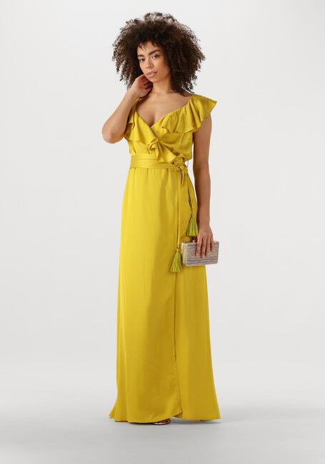 Gele NEMA Maxi jurk N162 - large
